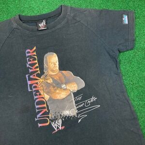 Vintage WWE Smackdown The Undertaker Shirt Mens S Black 2006 Wrestling Promo Tee